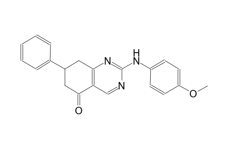 2-(4-methoxyanilino)-7-phenyl-7,8-dihydro-5(6H)-quinazolinone