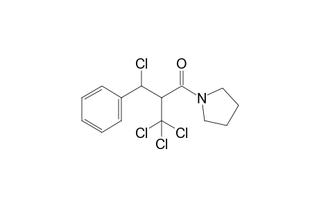 N-[3'-Chloro-3'-phenyl-2-(trichloromethyl)propionyl]-pyrrolidine