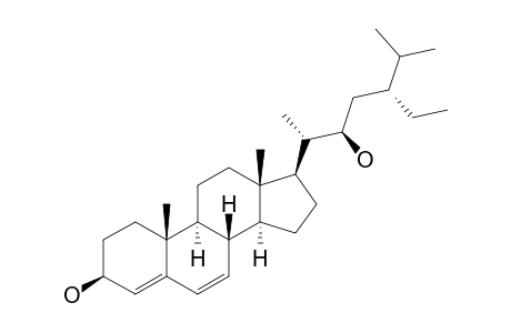 HALOSTEROL-B;(22R,24R)-24-ETHYLCHOLESTA-4,6-DIEN-3-BETA,22-DIOL