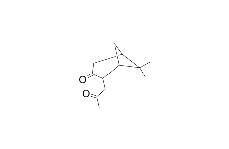 BICYCLO[3.1.1]HEPTAN-3-ONE, 6,6-DIMETHYL-2-(2-OXOPROPYL)-, (DIASTEREOMERES)