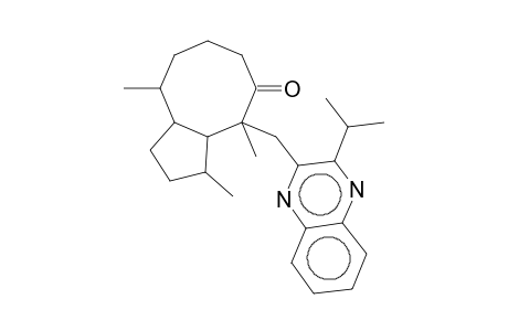4-(3-Isopropyl-quinoxalin-2-ylmethyl)-3,4,9-trimethyl-decahydrocyclopentacycloocten-5-one