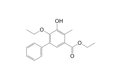 6-Ethoxy-5-hydroxy-4-methylbiphenyl-3-carboxylic acid ethyl ester
