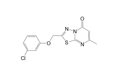 7-methyl-2-(3-chlorophenoxy)methyl-[1,3,4]thiadiazolo[3,2-a]pyrimidin-5-one