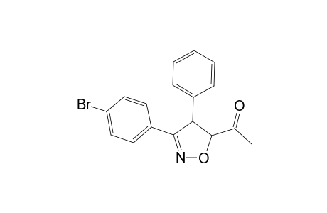 1-[3-(4-Bromophenyl)-4-phenyl-4,5-dihydro-5-isoxazolyl]ethanone