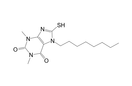 1,3-Dimethyl-7-octyl-8-sulfanyl-3,7-dihydro-1H-purine-2,6-dione