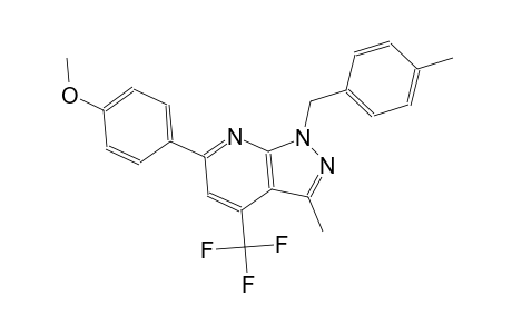 1H-pyrazolo[3,4-b]pyridine, 6-(4-methoxyphenyl)-3-methyl-1-[(4-methylphenyl)methyl]-4-(trifluoromethyl)-