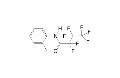 2,2,3,3,4,4,4-Heptafluoro-N-(2-methylphenyl)butanamide