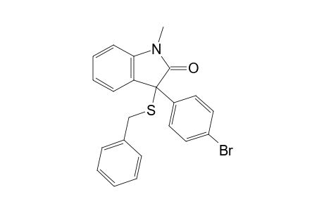 3-(Benzylthio)-3-(4-bromophenyl)-1-methylindolin-2-one