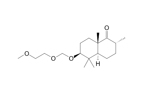 (2R,4aS,6S,8aS)-6-(2-methoxyethoxymethoxy)-2,5,5,8a-tetramethyl-3,4,4a,6,7,8-hexahydro-2H-naphthalen-1-one