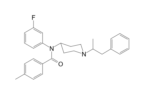 N-3-Fluorophenyl-N-[1-(1-phenylpropan-2-yl)piperidin-4-yl]-4-methylbenzamide