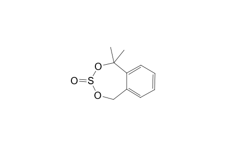 4,4-DIMETHYL-5,6-BENZO-2-OXO-1,3,2-DIOXATHIEPIN