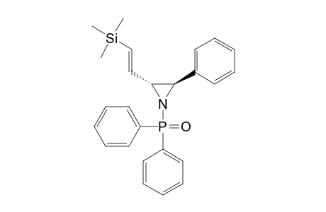 N-DIPHENYLPHOSPHINOYL-2-(BETA-TRIMETHYLSILYL)-VINYL-3-PHENYL-AZIRIDINE