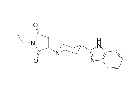 3-[4-(1H-benzimidazol-2-yl)-1-piperidinyl]-1-ethylpyrrolidine-2,5-dione