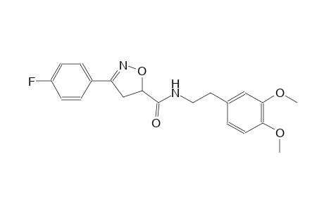 5-isoxazolecarboxamide, N-[2-(3,4-dimethoxyphenyl)ethyl]-3-(4-fluorophenyl)-4,5-dihydro-