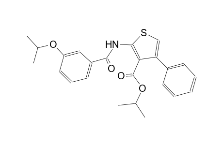 isopropyl 2-[(3-isopropoxybenzoyl)amino]-4-phenyl-3-thiophenecarboxylate