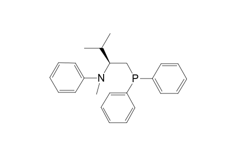 N-[(1S)-1-(diphenylphosphanylmethyl)-2-methyl-propyl]-N-methyl-aniline