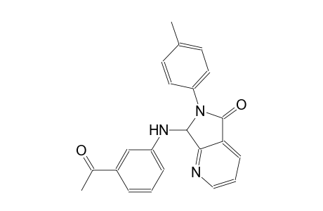 5H-pyrrolo[3,4-b]pyridin-5-one, 7-[(3-acetylphenyl)amino]-6,7-dihydro-6-(4-methylphenyl)-