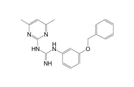 N-[3-(benzyloxy)phenyl]-N'-(4,6-dimethyl-2-pyrimidinyl)guanidine