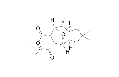 (3aR*,4S*,5R*,6S*,7S*,8aS*)-(+-)-4,7-Epoxy-1,2,3,3a,4,5,6,7,8,8a-decahydro-2,2-dimethyl-8-methyleneazulen-5,6-dicarboxyloic acid dimethyl ester