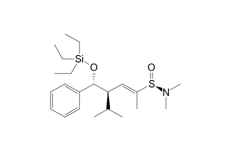 (R,4R,E)-N,N,5-Trimethyl-4-((R)-phenyl((triethylsilyl)oxy)methyl)hex-2-ene-2-sulfinamide