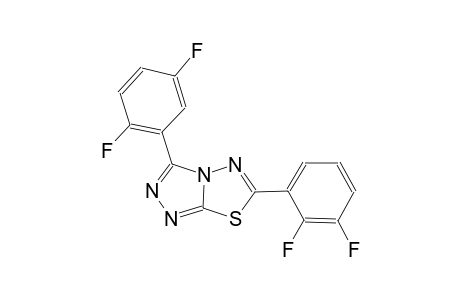 [1,2,4]triazolo[3,4-b][1,3,4]thiadiazole, 6-(2,3-difluorophenyl)-3-(2,5-difluorophenyl)-