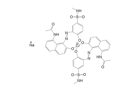 2-aminophenol-4-N-ethylsulfonamide->1-Acetylamino-7-naphthol/1:2-Cr complex