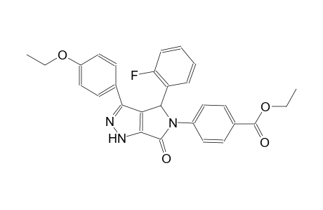benzoic acid, 4-(3-(4-ethoxyphenyl)-4-(2-fluorophenyl)-4,6-dihydro-6-oxopyrrolo[3,4-c]pyrazol-5(1H)-yl)-, ethyl ester
