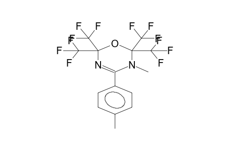 4-(4-METHYLPHENYL)-5-METHYL-2,2,6,6-TETRAKIS(TRIFLUOROMETHYL)-5,6-DIHYDRO-2H-1,3,5-OXADIAZINE