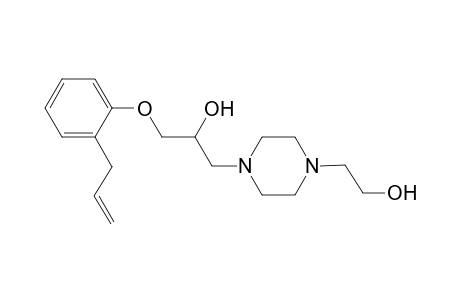 1-(2-Allyl-phenoxy)-3-[4-(2-hydroxy-ethyl)-piperazin-1-yl]-propan-2-ol