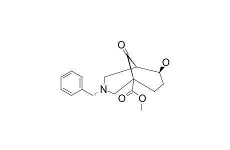METHYL_3-BENZYL-6-HYDROXY-9-OXO-3-AZABICYCLO-[3.3.1]-NONANE-1-CARBOXYLATE
