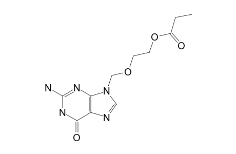 propionic acid 2-[(2-amino-6-keto-3H-purin-9-yl)methoxy]ethyl ester