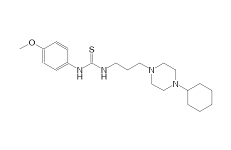 thiourea, N-[3-(4-cyclohexyl-1-piperazinyl)propyl]-N'-(4-methoxyphenyl)-