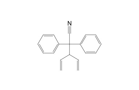 3-ethenyl-2,2-di(phenyl)pent-4-enenitrile