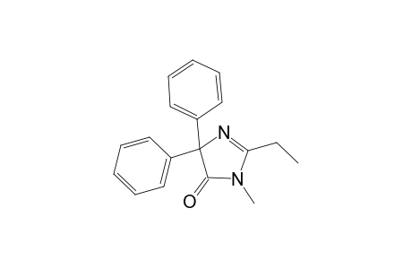 2-Ethyl-3-methyl-5,5-diphenyl-3,5-dihydro-4H-imidazol-4-one