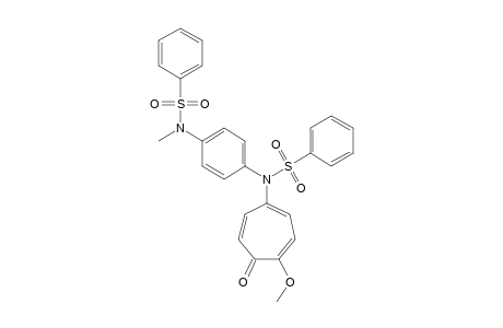 N-(4-METHOXY-5-OXO-1,3,6-CYCLOHEPTATRIEN-1-YL)-N'-METHYL-N,N'-(p-PHENYLENE)BISBENZENESULFONAMIDE