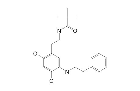 4-(PHENETHYLAMINO)-6-(PIVALAMIDOETHYL)-1,3-BENZENEDIOL