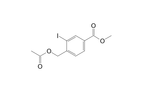2-Iodo-4-(methoxycarbonyl)benzyl acetate