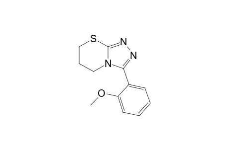3-(2-Methoxyphenyl)-6,7-dihydro-5H-[1,2,4]triazolo[3,4-b][1,3]thiazine
