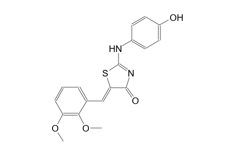 (5Z)-5-(2,3-dimethoxybenzylidene)-2-(4-hydroxyanilino)-1,3-thiazol-4(5H)-one