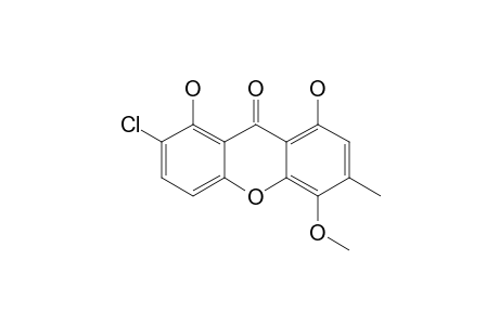 2-CHLORO-1,8-DIHYDROXY-5-METHOXY-6-METHYL-9H-XANTHEN-9-ONE;4-DECHLOROTHIOMELIN;TH1