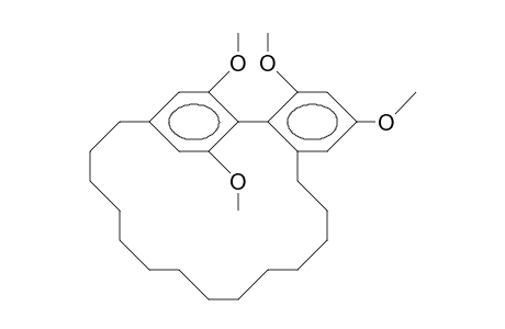 9,10,11,12,13,14,15,16,17,18,19,20,21,22-Tetradecahydro-2,4,6,24-tetramethoxy-5,8-ethenobenzocycloeicosene