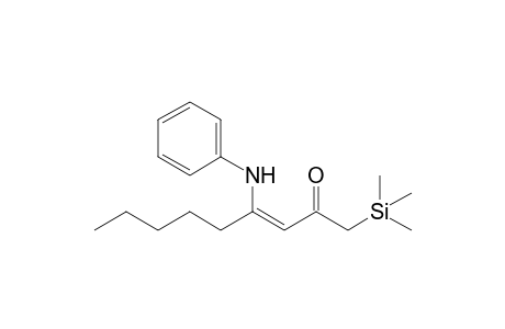 4-(N-Phenylamino)-1-(trimethylsilyl)non-3-en-2-one