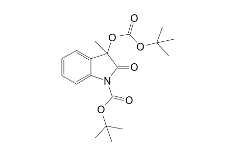 tert-Butyl 3-((tert-butoxycarbonyl)oxy)-3-methyl-2-oxoindoline-1-carboxylate