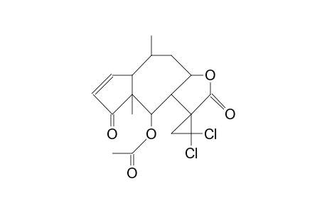 Dichlorocyclopropane-helenalin acetate