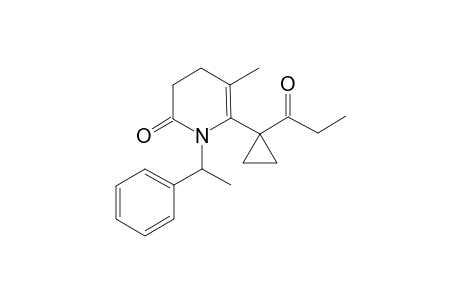 5-Methyl-1-(1-phenyl-ethyl)-6-(1-propionyl-cyclopropyl)-3,4-dihydro-1H-pyridin-2-one