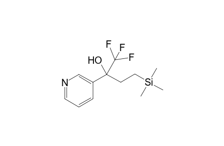1,1,1-trifluoro-2-(pyridin-3-yl)-4-(trimethylsilyl)butan-2-ol