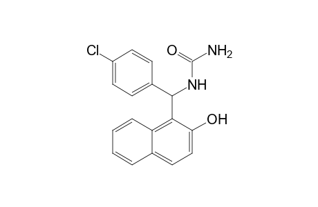 1-[(4-chlorophenyl)-(2-oxidanylnaphthalen-1-yl)methyl]urea