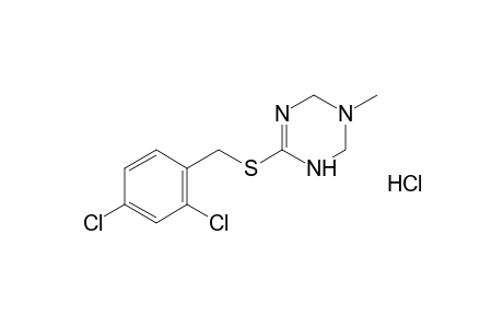6-[(2,4-dichlorobenzyl)thio]-3-methyl-1,2,3,4-tetrahydro-s-triazine, monohydrochloride
