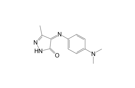 4-[4-(dimethylamino)anilino]-5-methyl-3-pyrazolone
