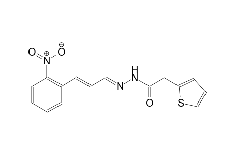 2-thiopheneacetic acid, 2-[(E,2E)-3-(2-nitrophenyl)-2-propenylidene]hydrazide